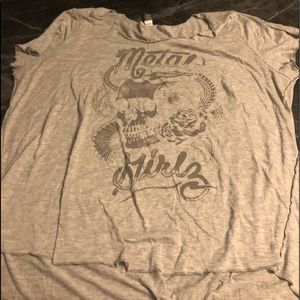 Torrid metal girls grey shirt
